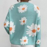 بافت گل بابونه برند shein کد ww0101-01 - تصویر 4