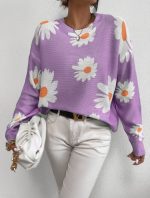 بافت گل بابونه برند shein کد ww0101-02 - تصویر 3