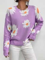 بافت گل بابونه برند shein کد ww0101-02 - تصویر 5