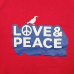 تیشرت مردانه طرح صلح برند GIORDANO کد mtsh0801 - تصویر 2