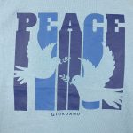 تیشرت مردانه طرح صلح برند GIORDANO کد mtsh0807 - تصویر 2