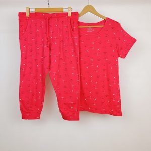 تیشرت شلوارک راحتی زنانه برند H&M کد wtshsh0201-03