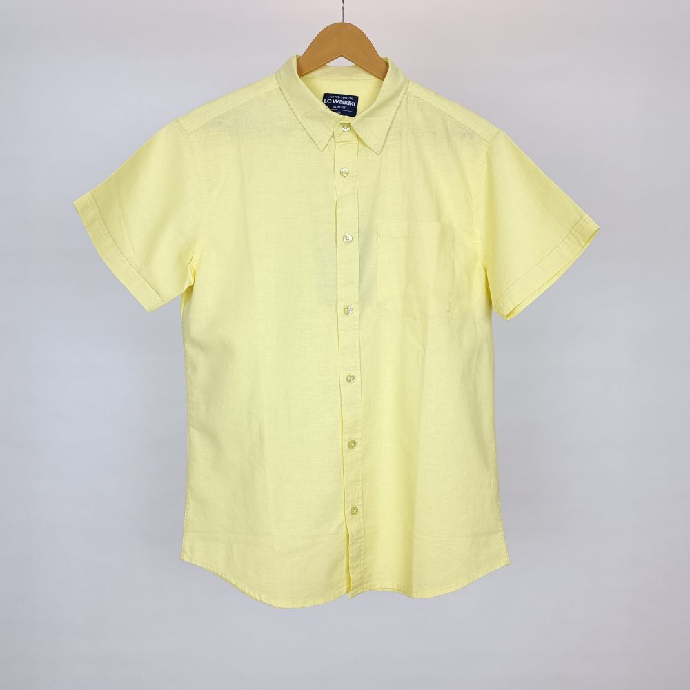 پیراهن مردانه آستین کوتاه برند LC WAIKIKI کد msht0202-01