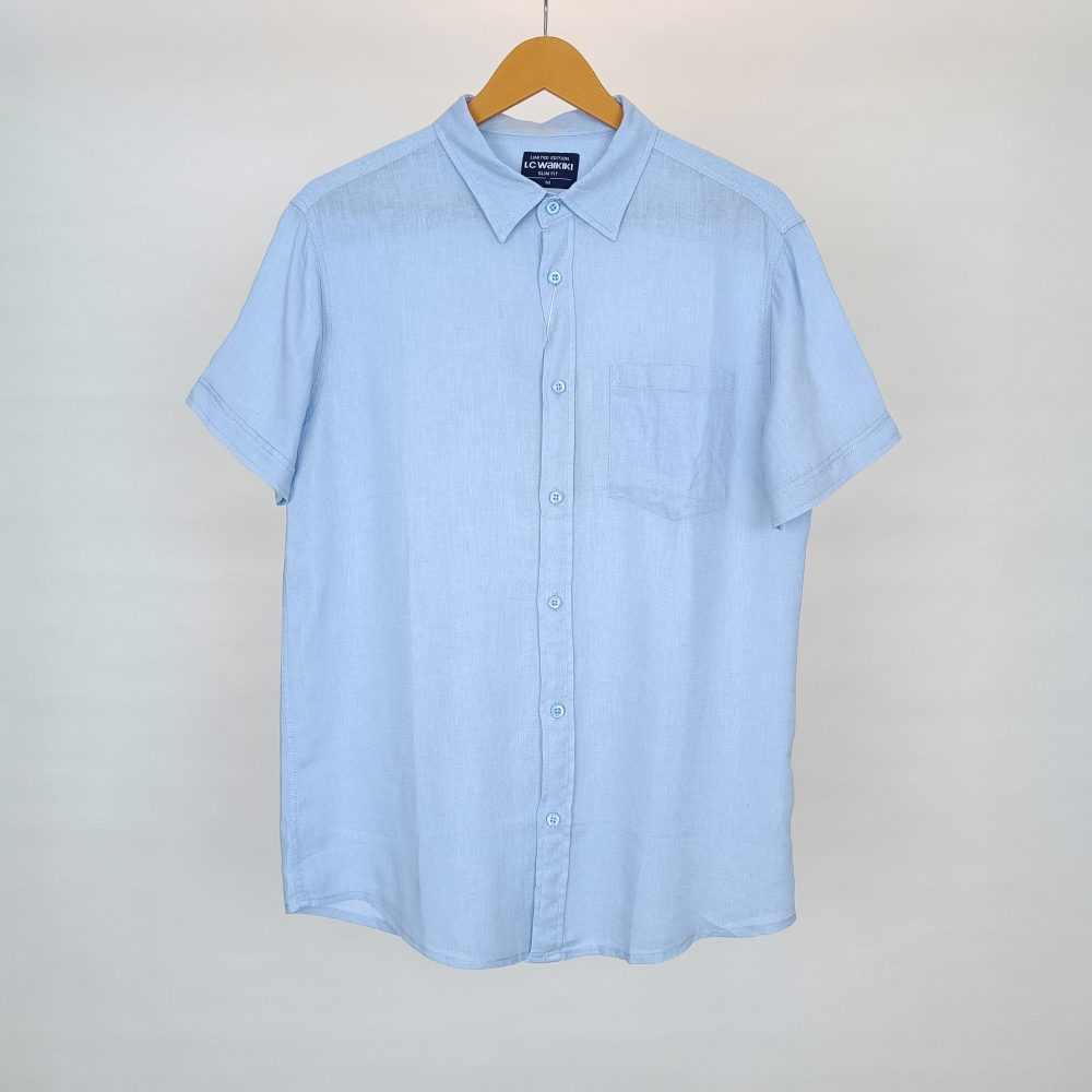 پیراهن مردانه آستین کوتاه برند LC WAIKIKI کد msht0202-02