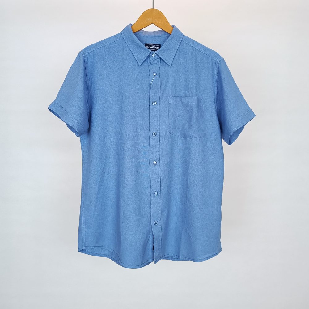 پیراهن مردانه آستین کوتاه برند LC WAIKIKI کد msht0202-03