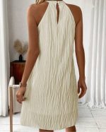 پيراهن زنانه یقه هالتر برند shein کد wsht0406-01 - تصویر 4