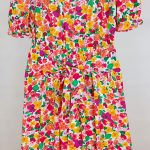 پیراهن بلند گلدار برند shein کد wsht0411-01 - تصویر 7