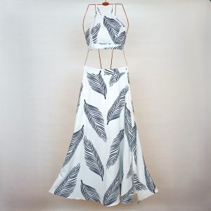 ست نیم تنه و دامن برند shein کد wsht0412-01