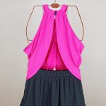 تاپ مجلسی زنانه برند shein کد wtt0901-02 - تصویر 5