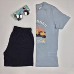 ست پسرانه تیشرت و شلوارک برند پپرتز کد kbtshsh0201-01 - تصویر 2