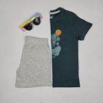 ست پسرانه تیشرت و شلوارک برند پپرتز کد kbtshsh0202-01 - تصویر 2