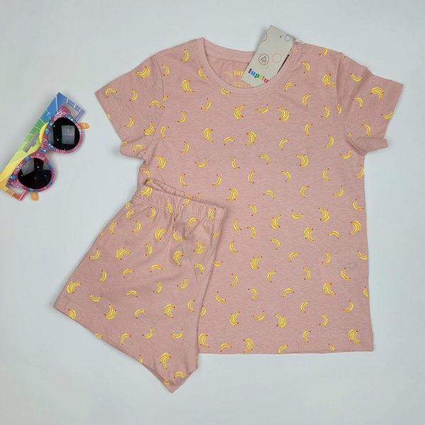 ست دخترانه تیشرت و شلوارک برند لوپیلو kgtshsh0101-01