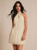 پیراهن کوتاه لینن برند shein کد wsht0415-01 - تصویر 3