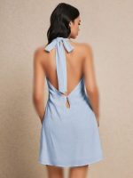 پیراهن کوتاه لینن برند shein کد wsht0415-02 - تصویر 4