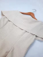 پیراهن بلند یقه قایقی برند shein کد wsht0414-01 - تصویر 5