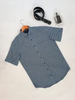 پیراهن مردانه آستین کوتاه برند walbusch کد msht0402-01