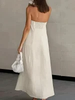 پیراهن بلند دکلته برند shein کد wsht0416-01 - تصویر 3