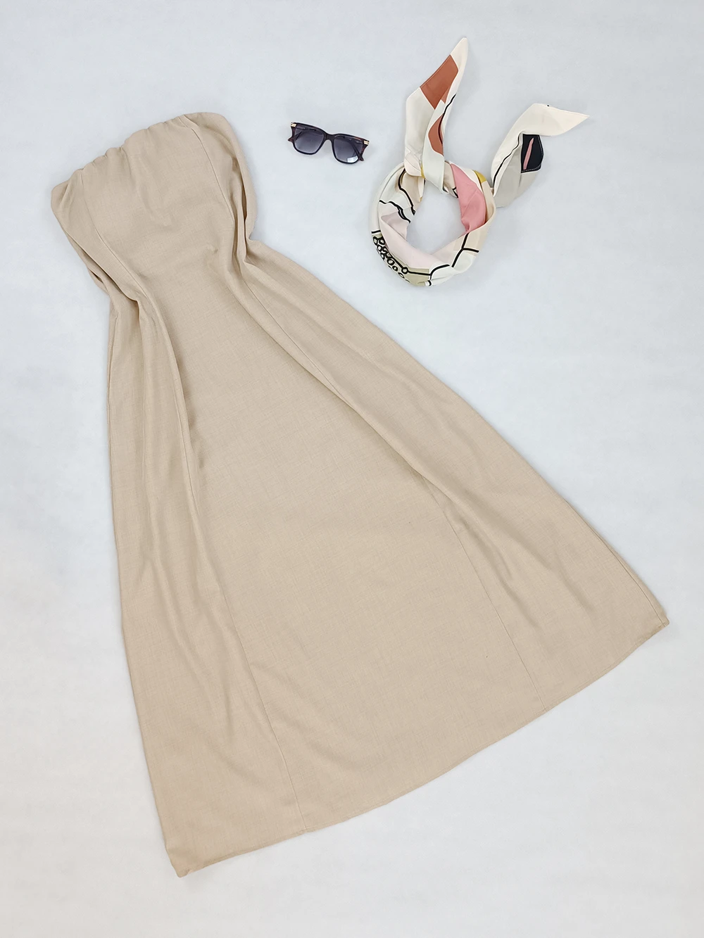 پیراهن بلند دکلته برند shein کد wsht0416-02