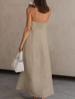 پیراهن بلند دکلته برند shein کد wsht0416-02 - تصویر 3