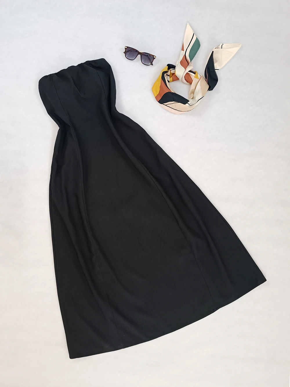 پیراهن بلند دکلته برند shein کد wsht0416-03