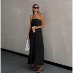 پیراهن بلند دکلته برند shein کد wsht0416-03 - تصویر 4