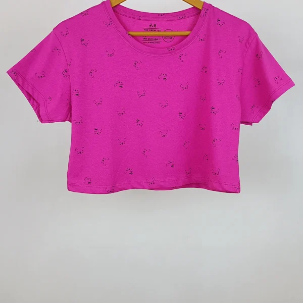 کراپ زنانه برند H&M کد wcsh0101-01