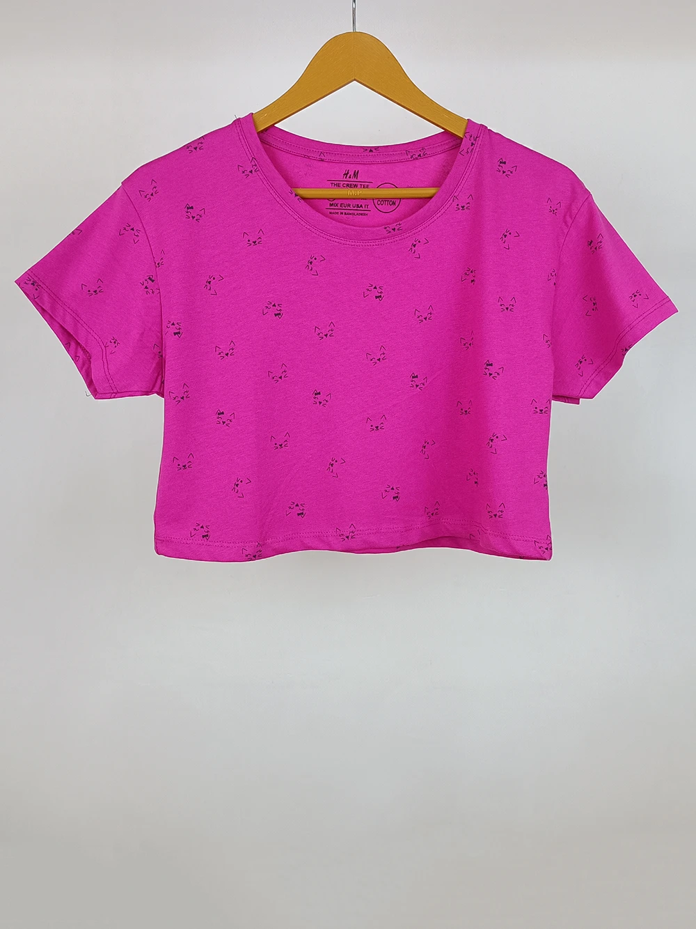 کراپ زنانه برند H&M کد wcsh0101-01