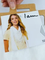 روسری مثلثی برند I AM کد wsc1001-01 - تصویر 2