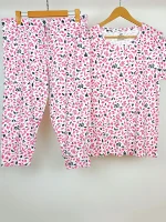 تیشرت شلوارک راحتی زنانه برند H&M کد wtshsh0201-02