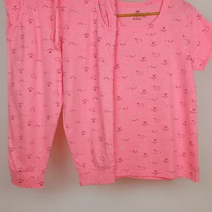 تیشرت شلوارک راحتی زنانه برند H&M کد wtshsh0201-04