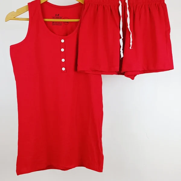 تاپ شلوارک زنانه برند H&M کد wttsh0101-02