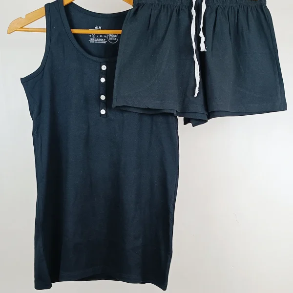تاپ شلوارک زنانه برند H&M کد wttsh0101-03
