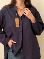 شومیز لینن زنانه برند CECIL کد wch0701-02 - تصویر 2