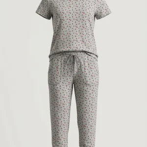 تیشرت شلوارک راحتی زنانه برند H&M کد wtshsh0201-01