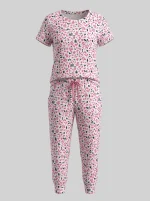 تیشرت شلوارک راحتی زنانه برند H&M کد wtshsh0201-02