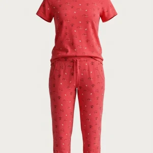تیشرت شلوارک راحتی زنانه برند H&M کد wtshsh0201-03