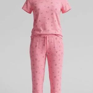 تیشرت شلوارک راحتی زنانه برند H&M کد wtshsh0201-04