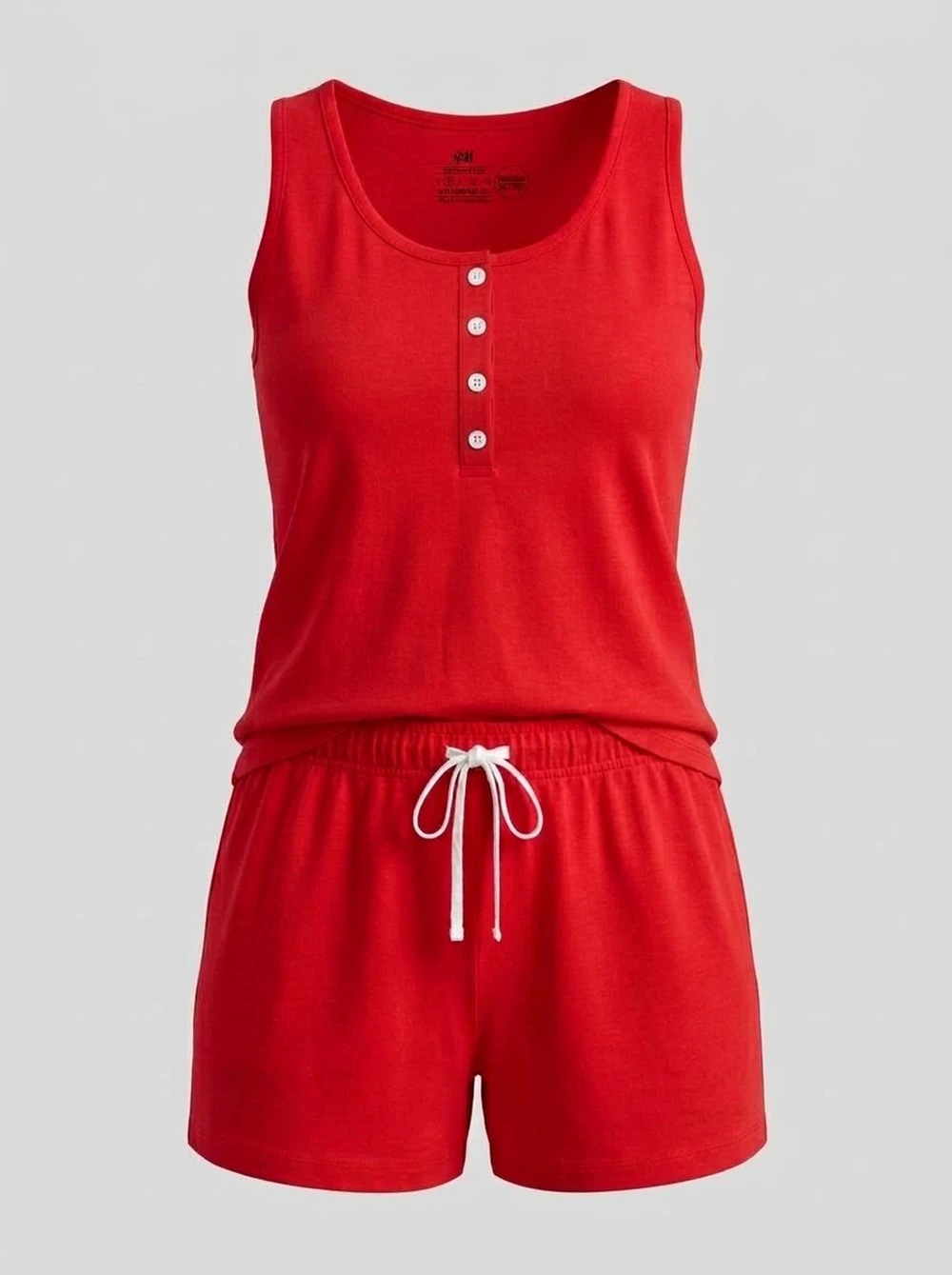 تاپ شلوارک زنانه برند H&M کد wttsh0101-02