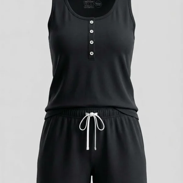 تاپ شلوارک زنانه برند H&M کد wttsh0101-03