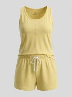 تاپ شلوارک زنانه برند H&M کد wttsh0101-08