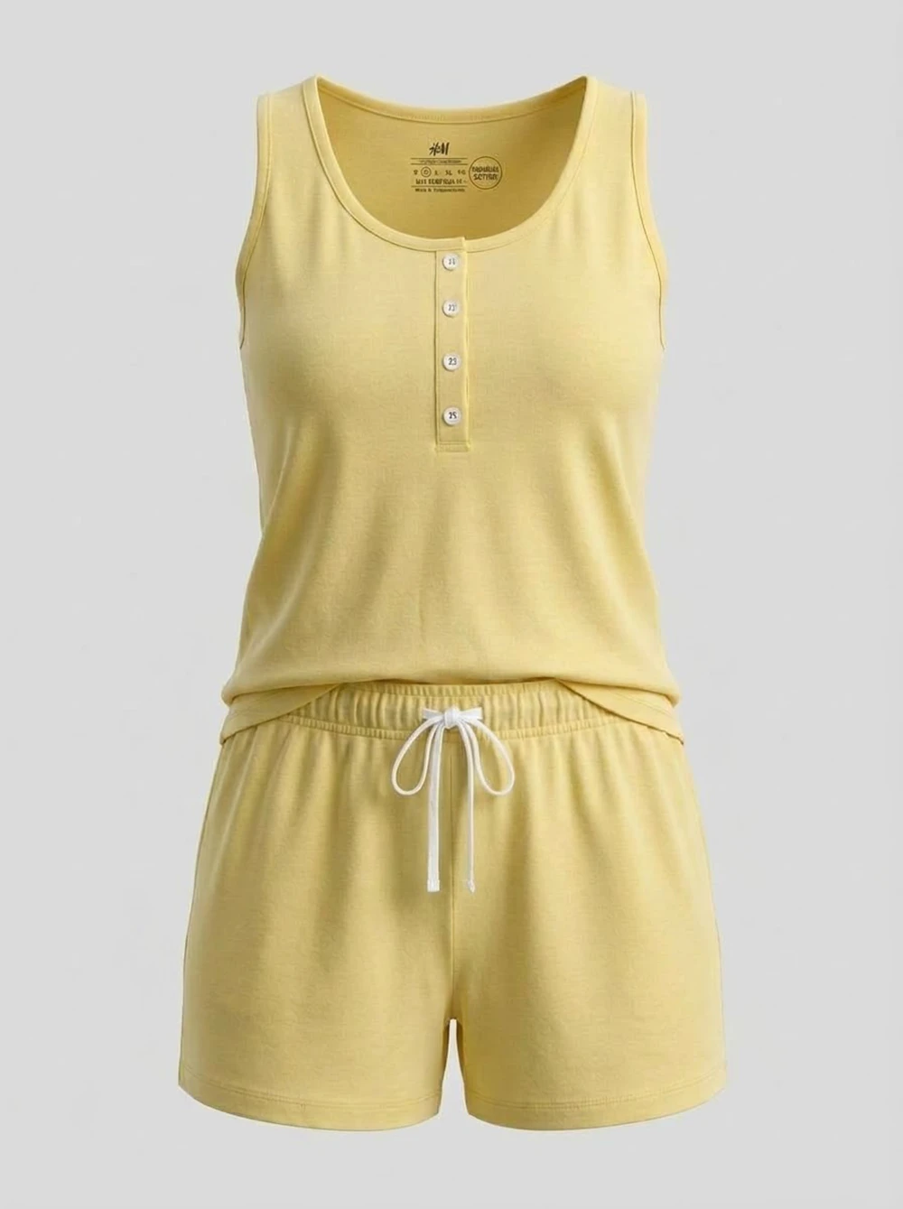 تاپ شلوارک زنانه برند H&M کد wttsh0101-08