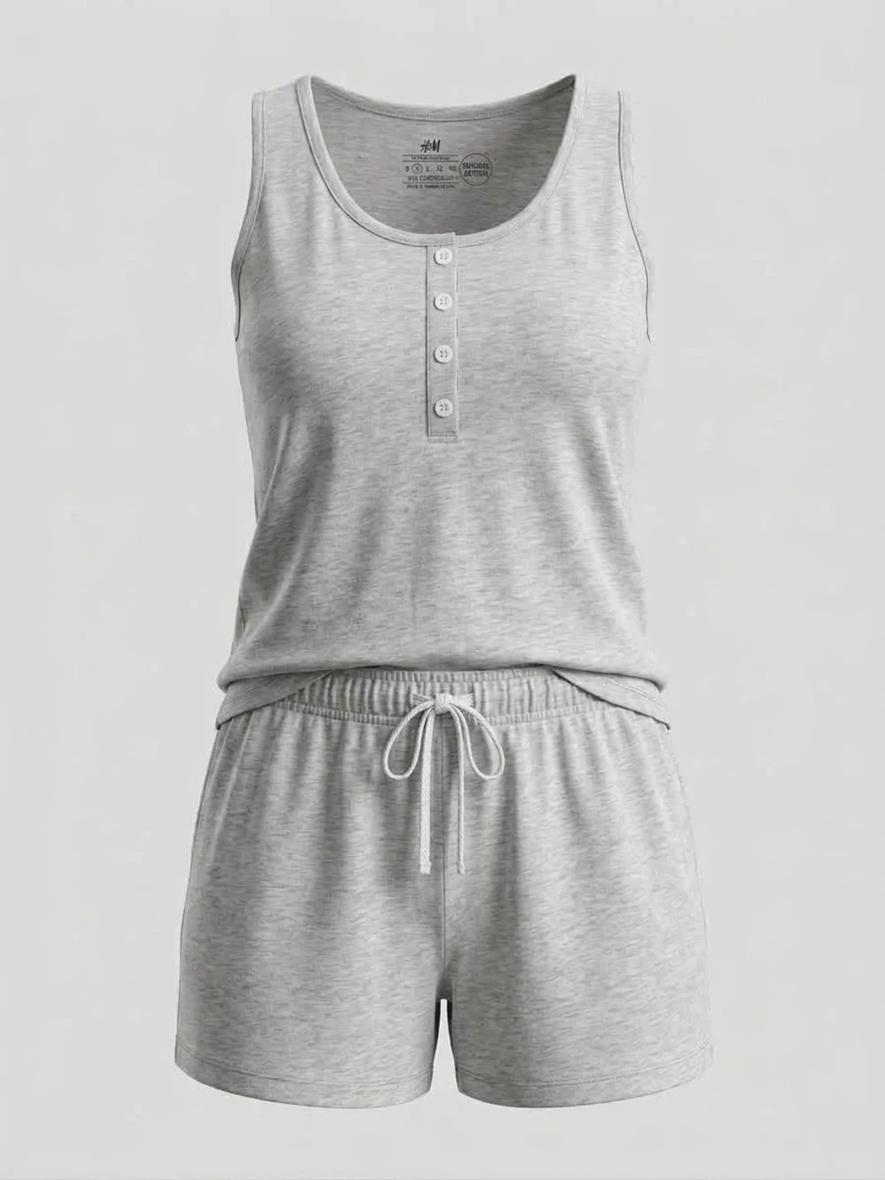 تاپ شلوارک زنانه برند H&M کد wttsh0101-09