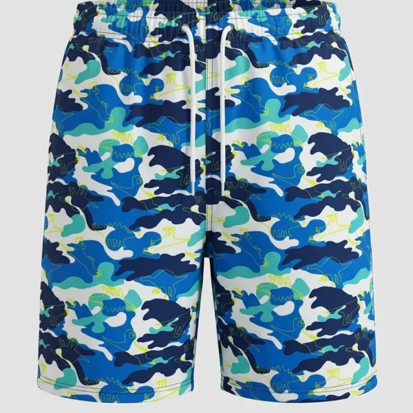 شلوارک مردانه مدل ساحلی برند H&M کد msh0101-06