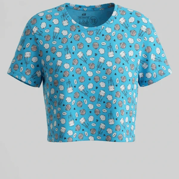 کراپ زنانه برند H&M کد wcsh0101-04