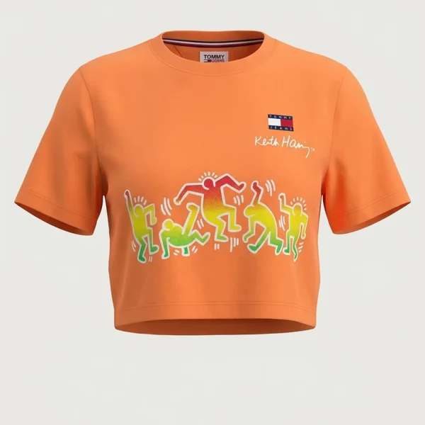 کراپ زنانه برند tommy jeans کد wcsh0301-07