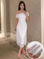 پیراهن تورکش زنانه برند lovito کد wsht0901-01 - تصویر 2