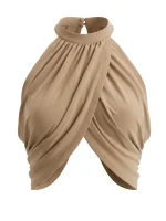 تاپ مجلسی زنانه برند shein کد wtt0901-01