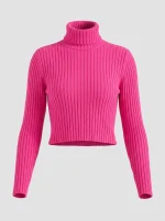 کراپ یقه اسکی برند bershka کد ww0802-03